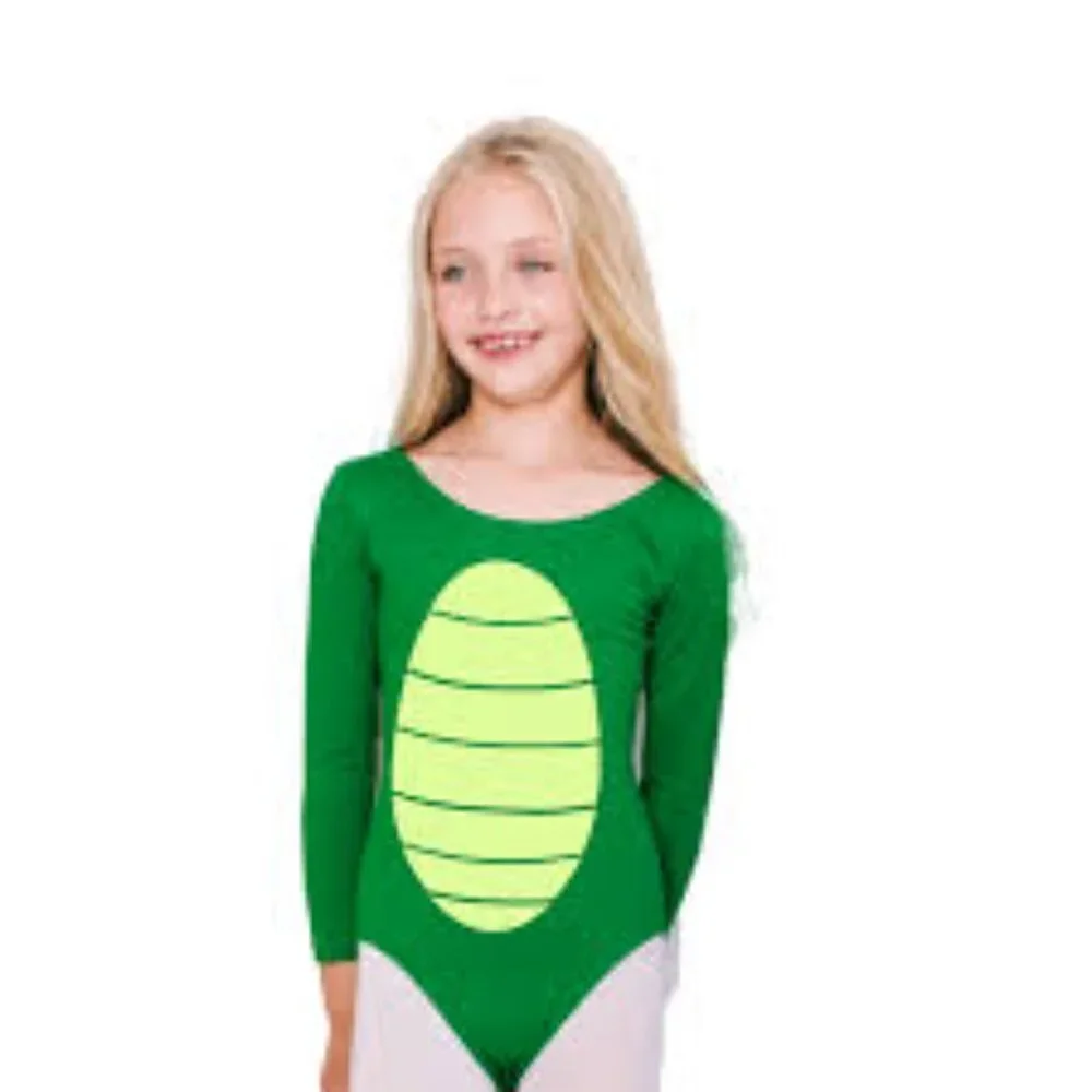 Capezio Long-sleeve Green Leotard - XS Adult - Picture 4 of 4